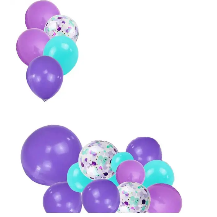 Deniz Kızı Konsepti Balon Seti 17 Adet Balon