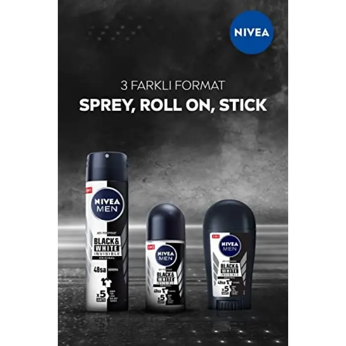 Deo Roll-on 50 ml Invisible Erkek