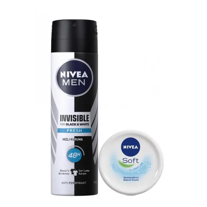 Deo Sprey Inv B&W Fresh Erk 150Ml + Soft 100Ml
