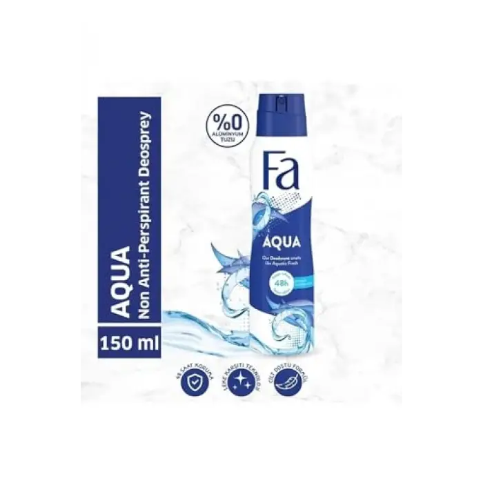 Deodorant, Aqua Kadın, Sprey, 150 ml
