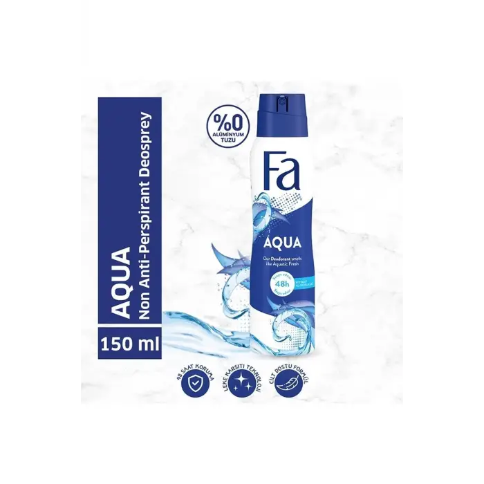 Deodorant, Aqua Kadın, Sprey, 150 ml