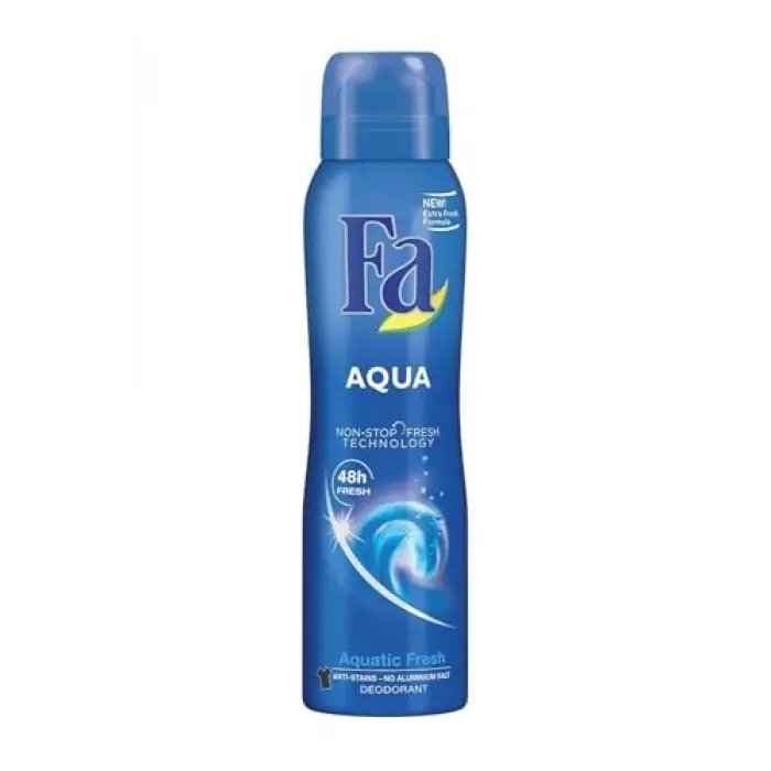 Deodorant, Aqua, Sprey, Aquatic Fresh, 150 ml, 4 Adet