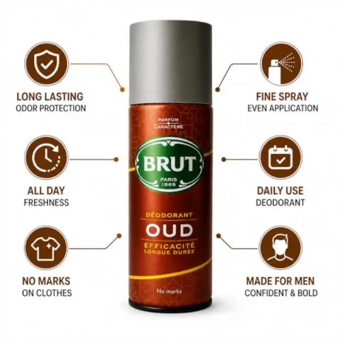 Deodorant, Erkek, Oud 200 ml