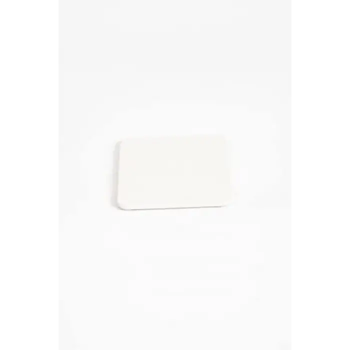Deri Bardak Altlığı Beyaz 3 Adet