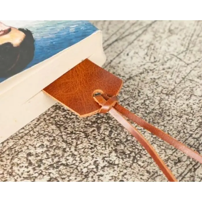 Deri Kitap Ayracı, Efektli Taba