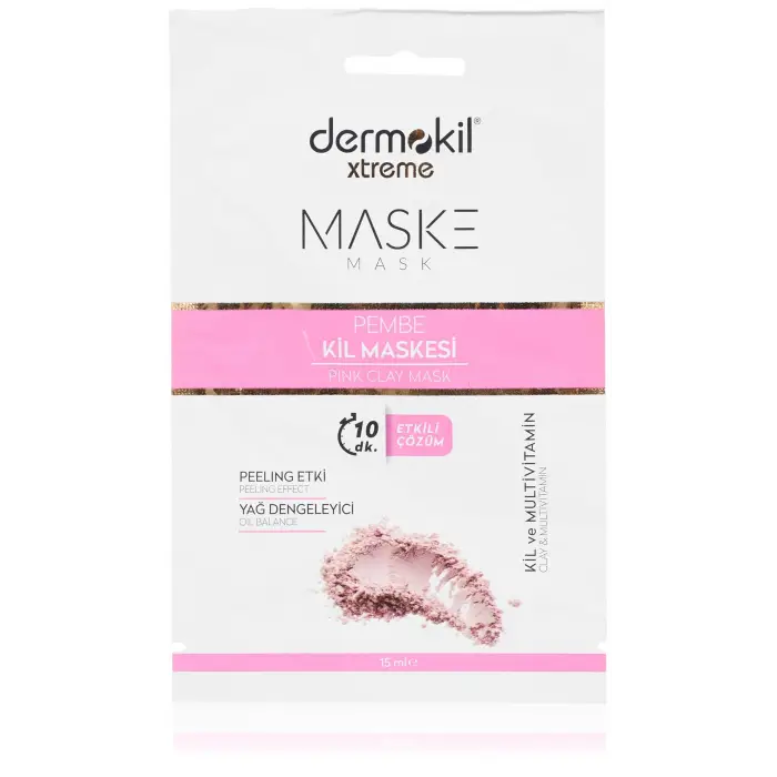 DERMOKİL Pembe Kil Yüz Maskesi 15 ml
