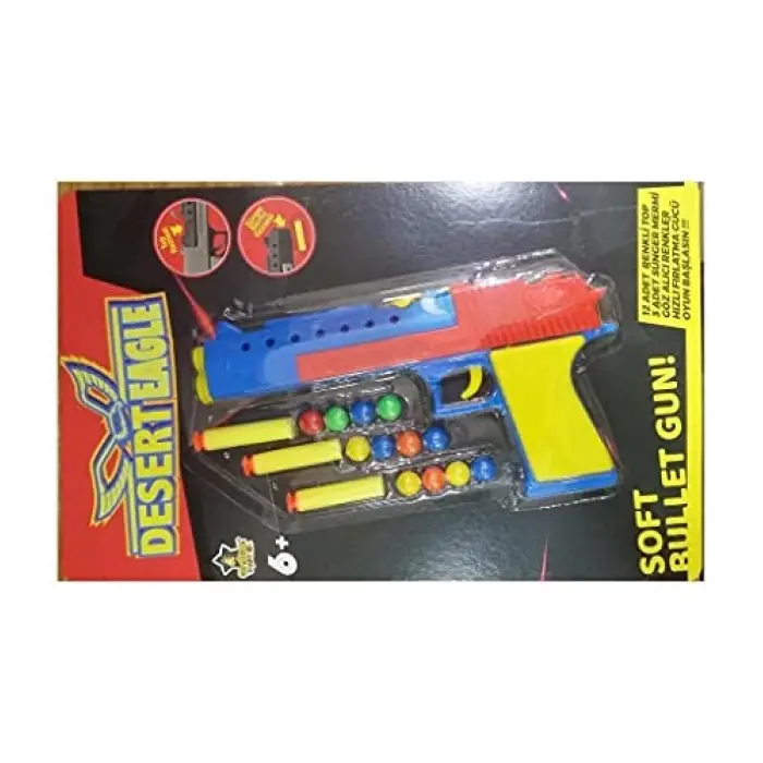 Desert Eagle Sünger Mermi Atan Tabanca (Nerf Benzeri) ER-Des-02