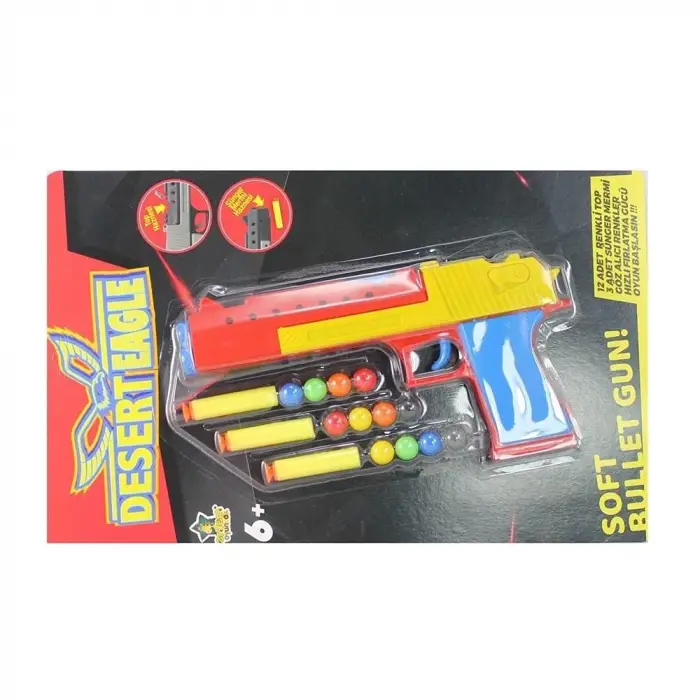 Desert Eagle Sünger Mermi Atan Tabanca (Nerf Benzeri) ER-Des-02