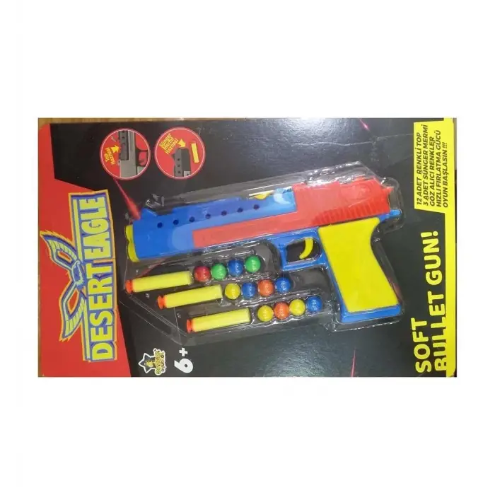 Desert Eagle Sünger Mermi Atan Tabanca (Nerf Benzeri) ER-Des-02