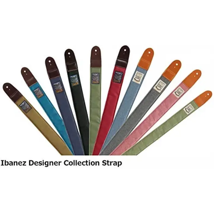 Designer Collection Guitar Strap Moss Green Denim (DCS50D-Mgn)
