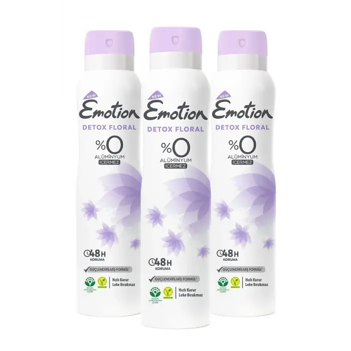 Detox Floral Deodorant 3x150 ml