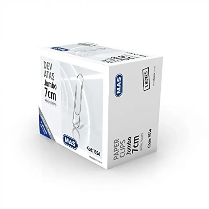 Dev Ataş, Jumbo Tip, Boy 7 Santimetre, 3 Paket