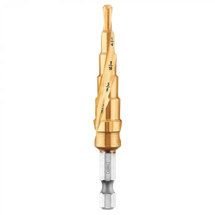DEWALT DWA1784IR 3/16-Inch-1/2-Inch IMPACT READY Step Drill Bit