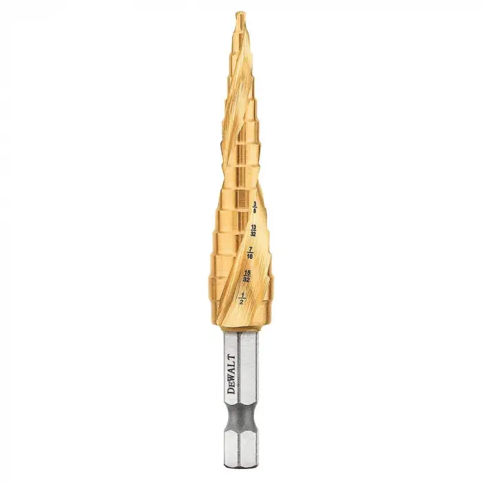 DEWALT DWA1784IR 3/16-Inch-1/2-Inch IMPACT READY Step Drill Bit
