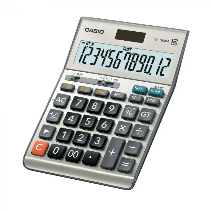 DF-120BM-W-DP Pratik Hesap Makinesi