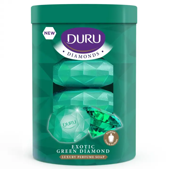Diamonds Exotic Green Sabun 90Gramx4