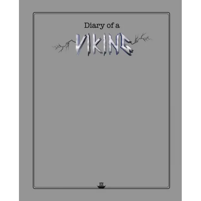 Diary of a Viking: Childrens Journal (Grumpy Gray)