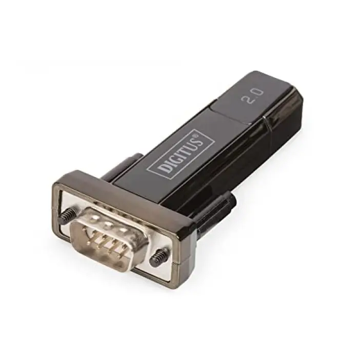Dıgıtus Usb Seri Adaptör - Rs232 Dönüştürücü - Usb 2.0 Tip A - Dsub 9M - Ftdı Ft232Rl Çip Seti - 80 Cm Kablo Dahil