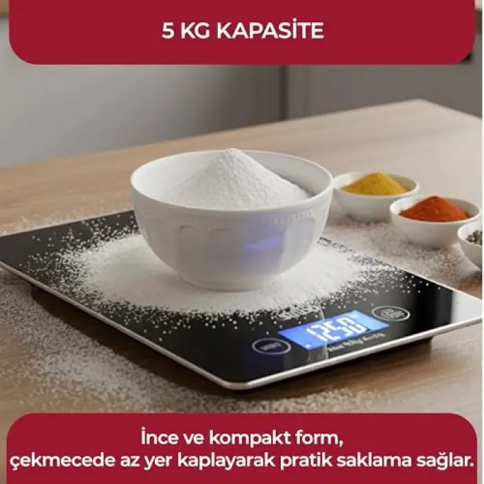 Dijital Hassas Mutfak Tartısı