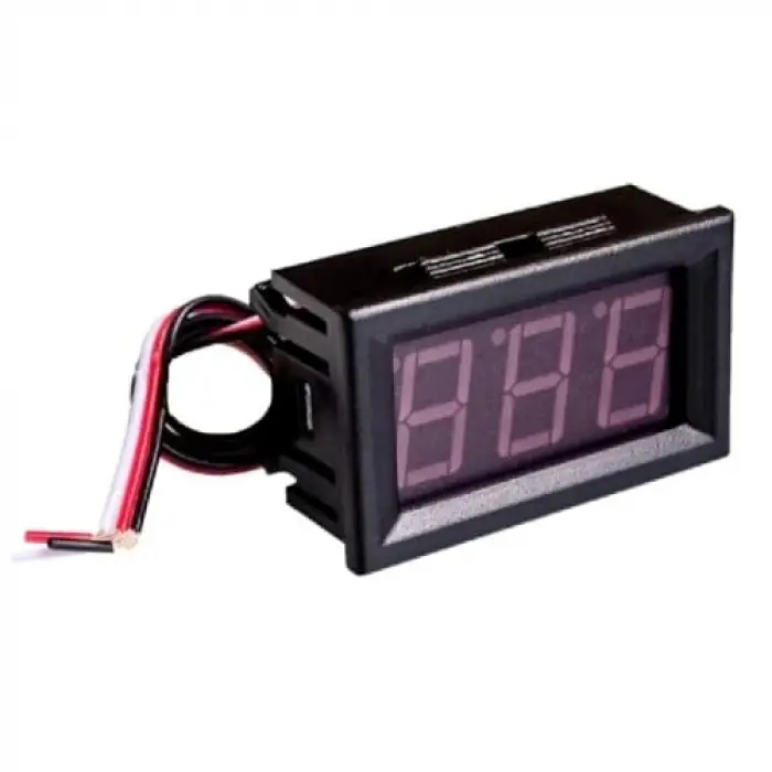 Dijital Mini Voltmetre 0.56 DC 0 30V Yeşil Işıklı