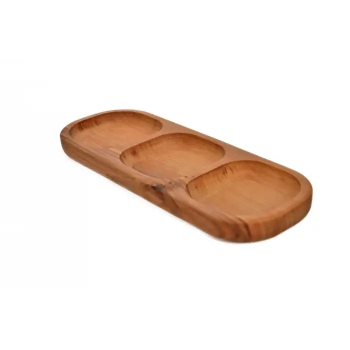 Dikdörtgen çerezlik 3 gözlü 32 cm