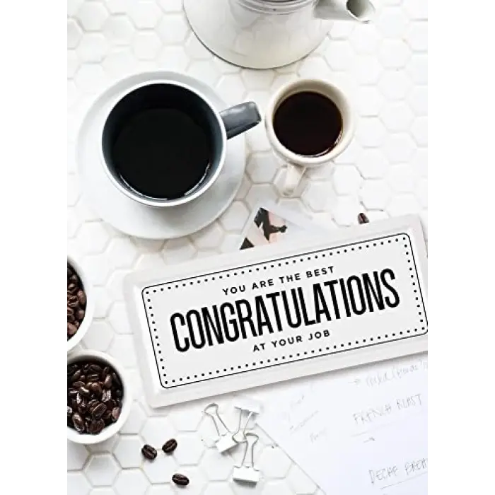 Dikdörtgen Servis Congratulations - 35 x 16 Cm