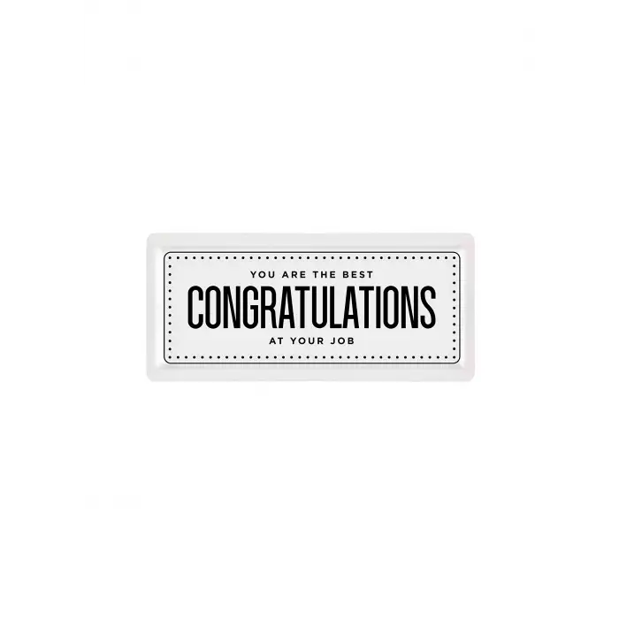 Dikdörtgen Servis Congratulations - 35 x 16 Cm