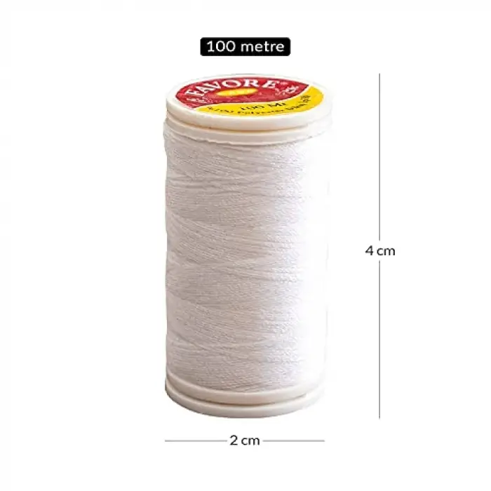 Dikiş ipi 100 metre Polyester Beyaz