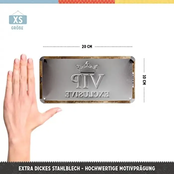Dikkat – Vıp Exclusive Dekoratif Levha, 28006