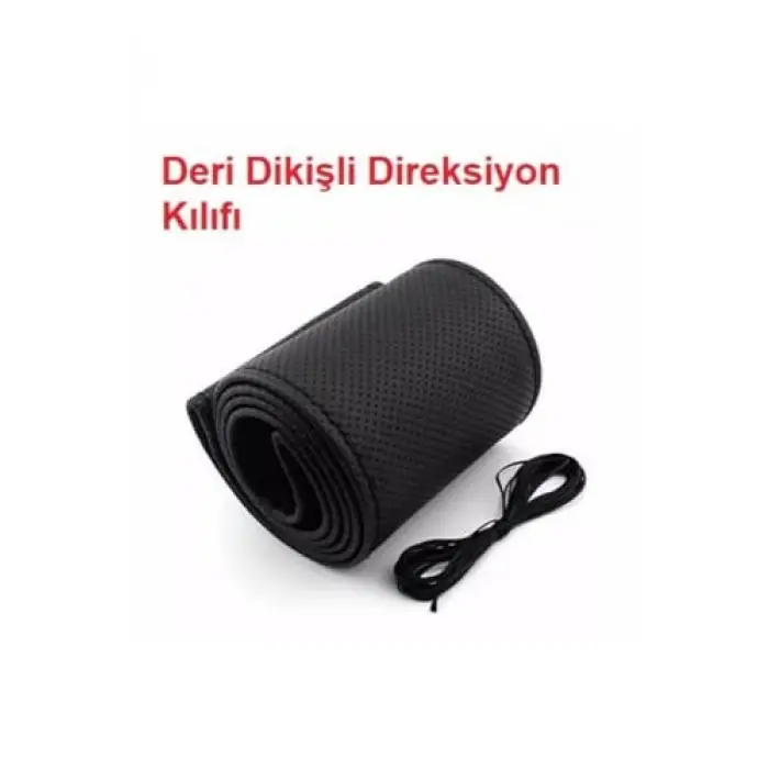 Dikmeli Deri Direksiyon Kılıfı
