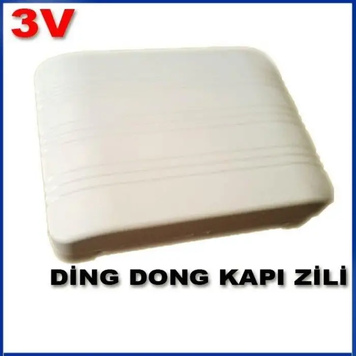 Ding Dong Elektronik Kolay Montajlı Kapı Zili