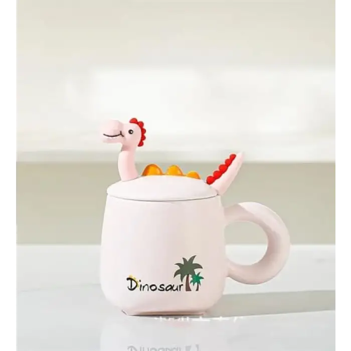 Dinozor Figürlü Seramik Kupa