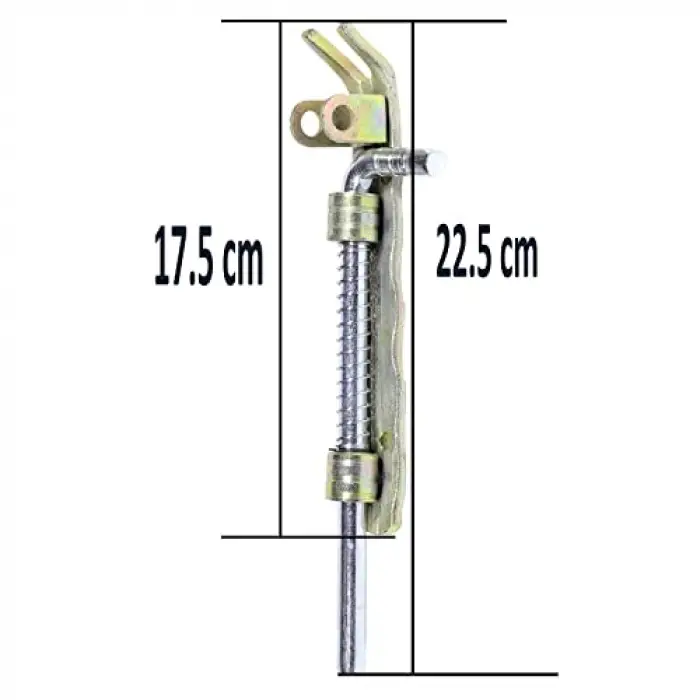 Dirim Fs150 Yaylı Ferforje Sürgü Demir Kapı Sürgüsü, 150 mm