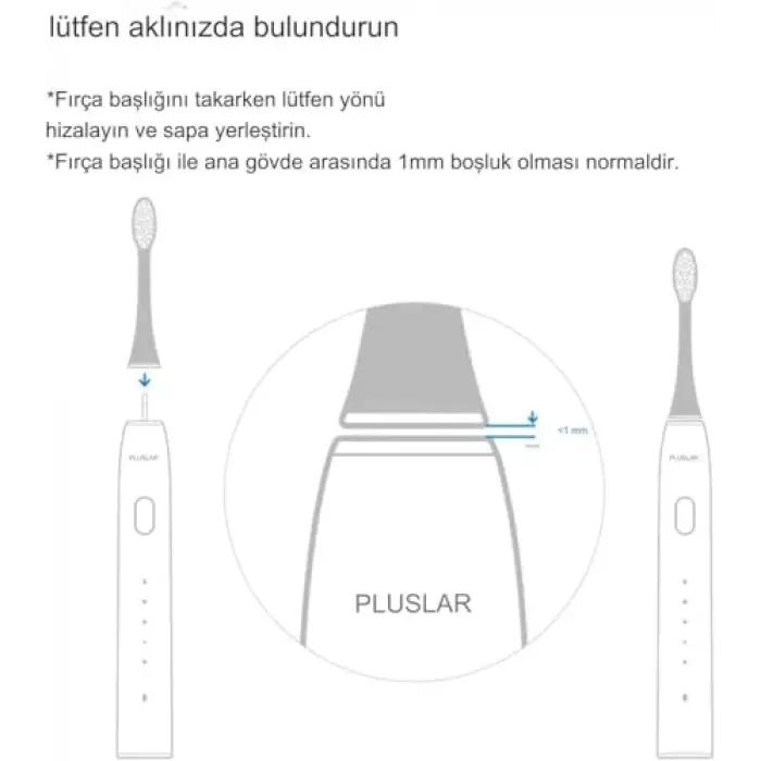 Diş Fırçası Yedek Başlık 2 Paket