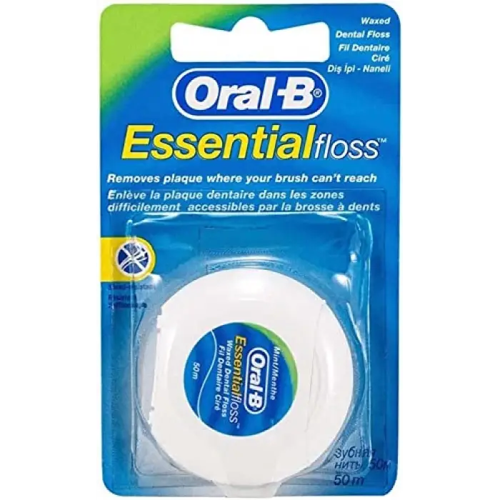 Diş İpi — Essential Floss Naneli ve Mumlu 50 m (4)