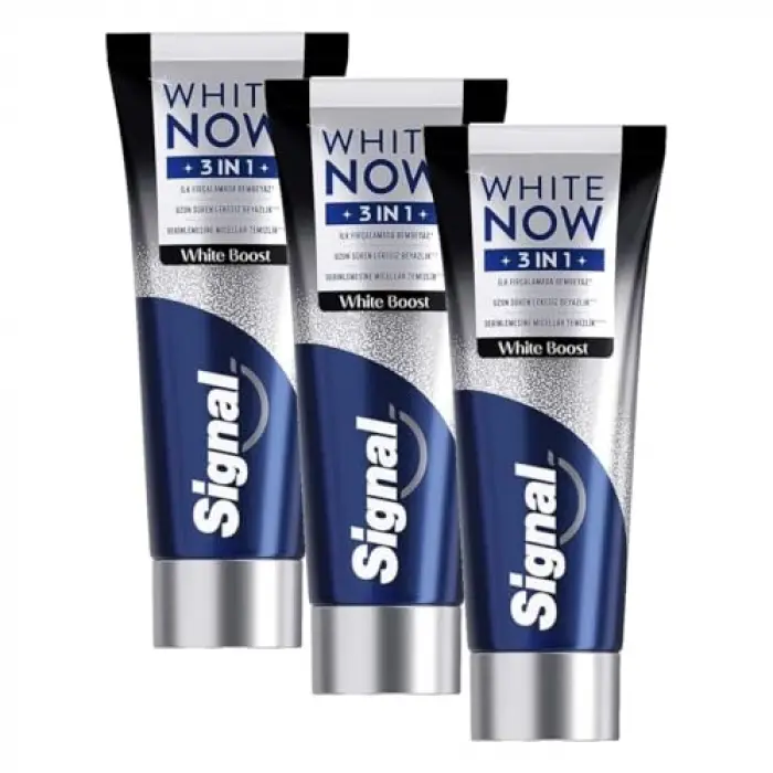 Diş Macunu, White Now 3in1 White Boost, (3 paketi)