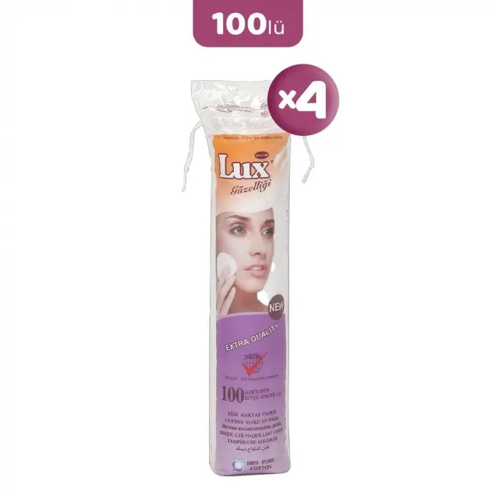 Disk Makyaj Pamuğu 100lü x 4