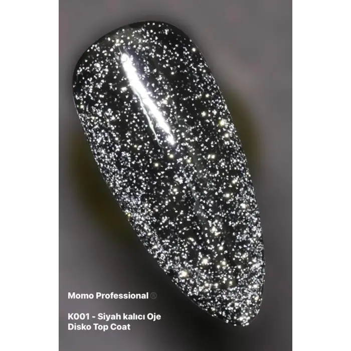 Disko Efekt Top Coat Kalıcı Oje, 10 ml
