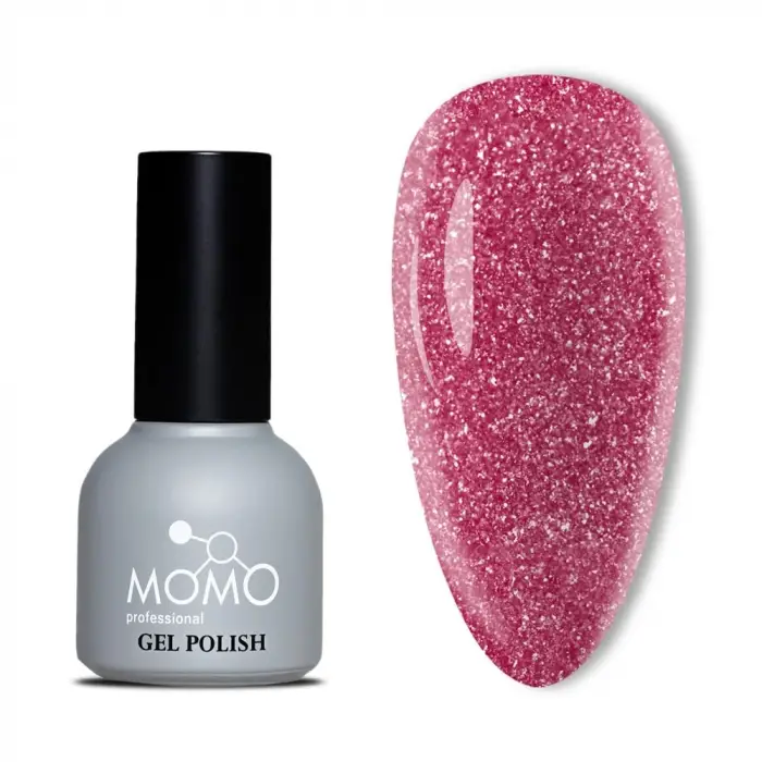 Disko Kalıcı Oje D006 Kırmızı 10 ml, Reflective Flash Gel Polish