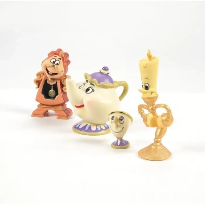 Disney Figür Seti, Güzel ve Çirkin, Çok Renkli