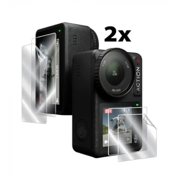 Djı Osmo Action 4 Uyumlu Ekran Koruyucu, 2 Adet