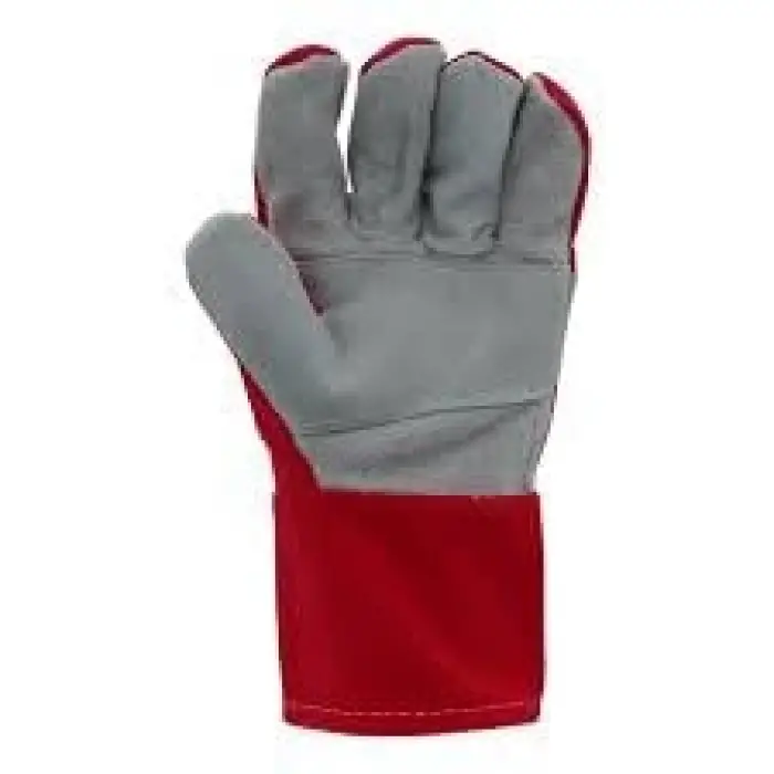 DK-01 koton montaj eldiveni kırmızı