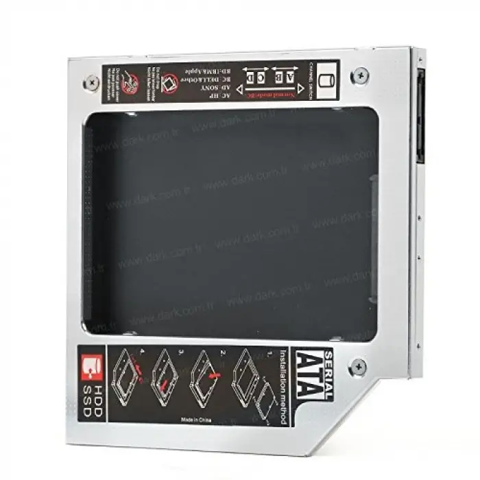 DK-AC-DSOSD12, 12.7 mm Notebook İçin Ekstra Sata HDD Yuvası