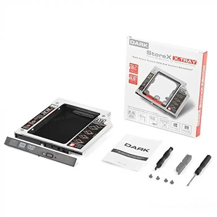 DK-AC-DSOSD12, 12.7 mm Notebook İçin Ekstra Sata HDD Yuvası