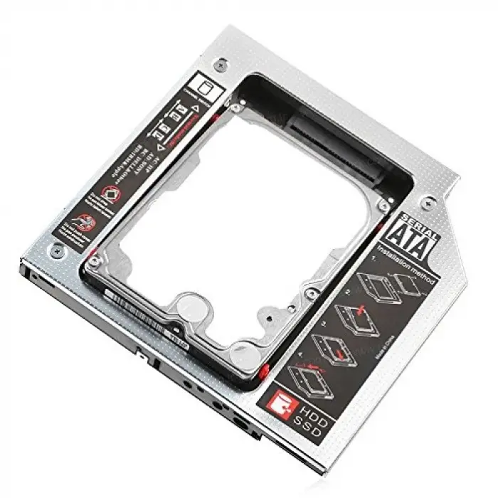 DK-AC-DSOSD12, 12.7 mm Notebook İçin Ekstra Sata HDD Yuvası