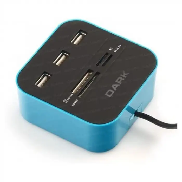 DK AC UCR202BL USB MicroSD/SD/MMC/M2/MS PRO DUO Kart