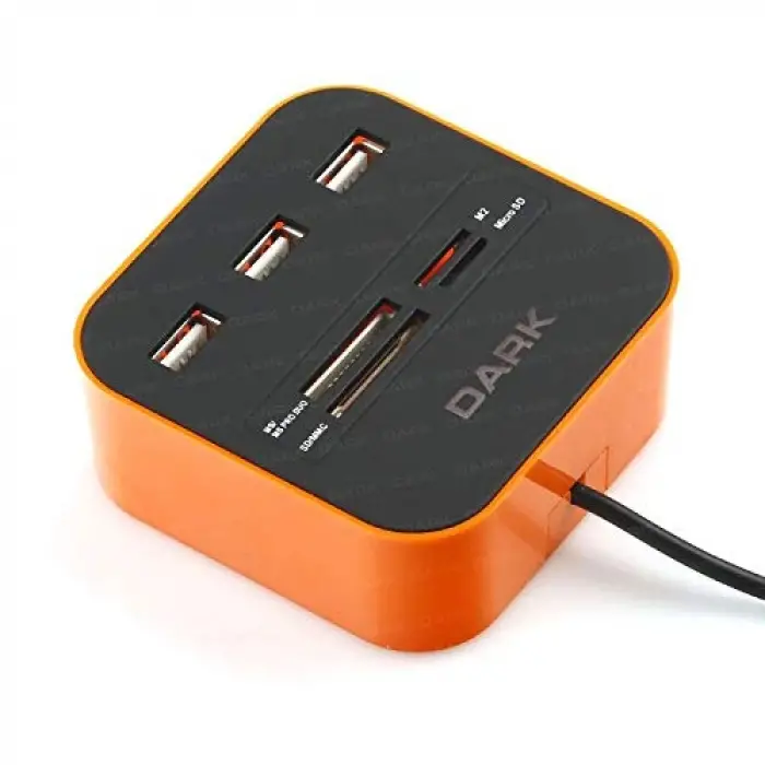 DK AC UCR202BL USB MicroSD/SD/MMC/M2/MS PRO DUO Kart