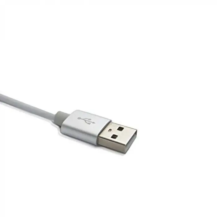 DLC2528M 1.2 Metre Elastik Type-C Kablo, Gri