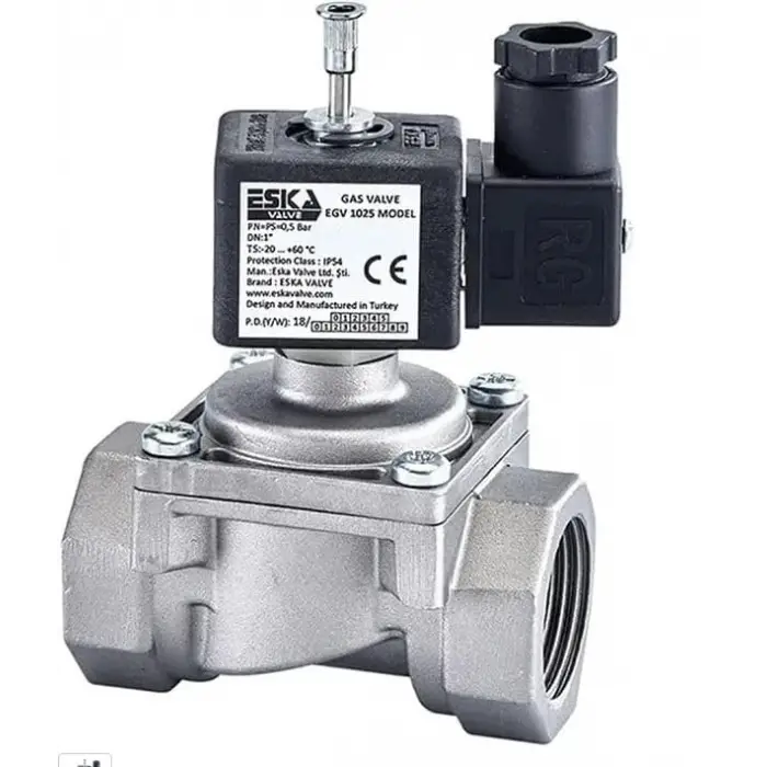 DN 25 Doğalgaz Selenoid Vanası