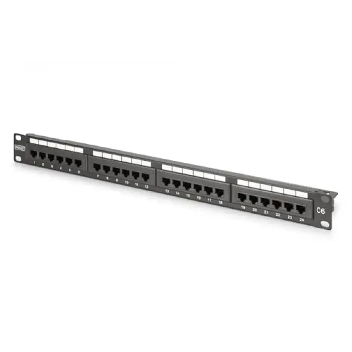DN-91624U 19 24 Port Cat6 UTP Patch Panel